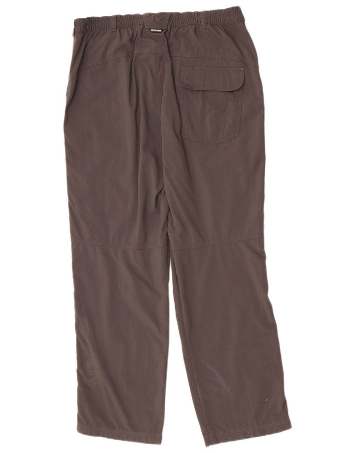 Pantaloni cargo dritti da uomo Rohan grandi W34 L30 grigio poliammide