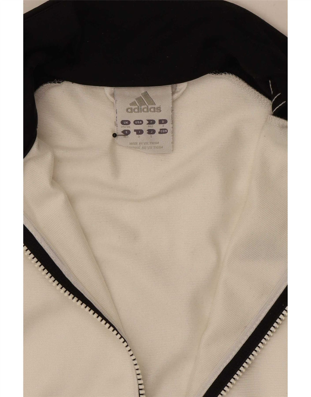 Giacca da tuta da uomo Adidas UK 34/36 Small White Colourblock