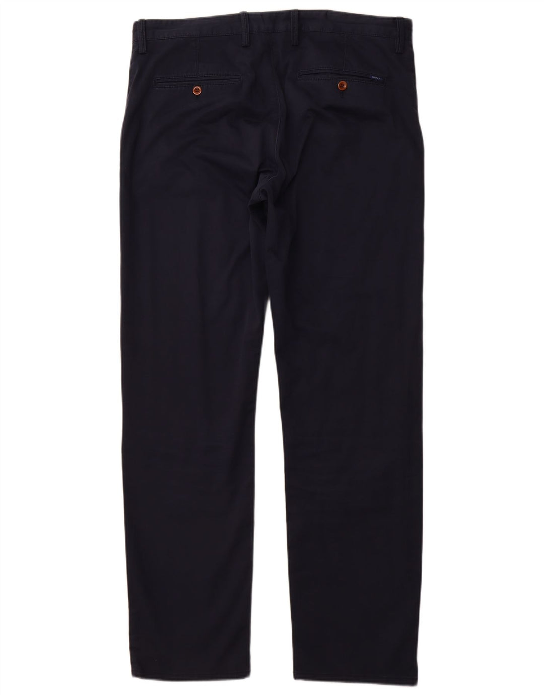 Pantaloni chino dritti da uomo GANT W36 L34 cotone blu navy