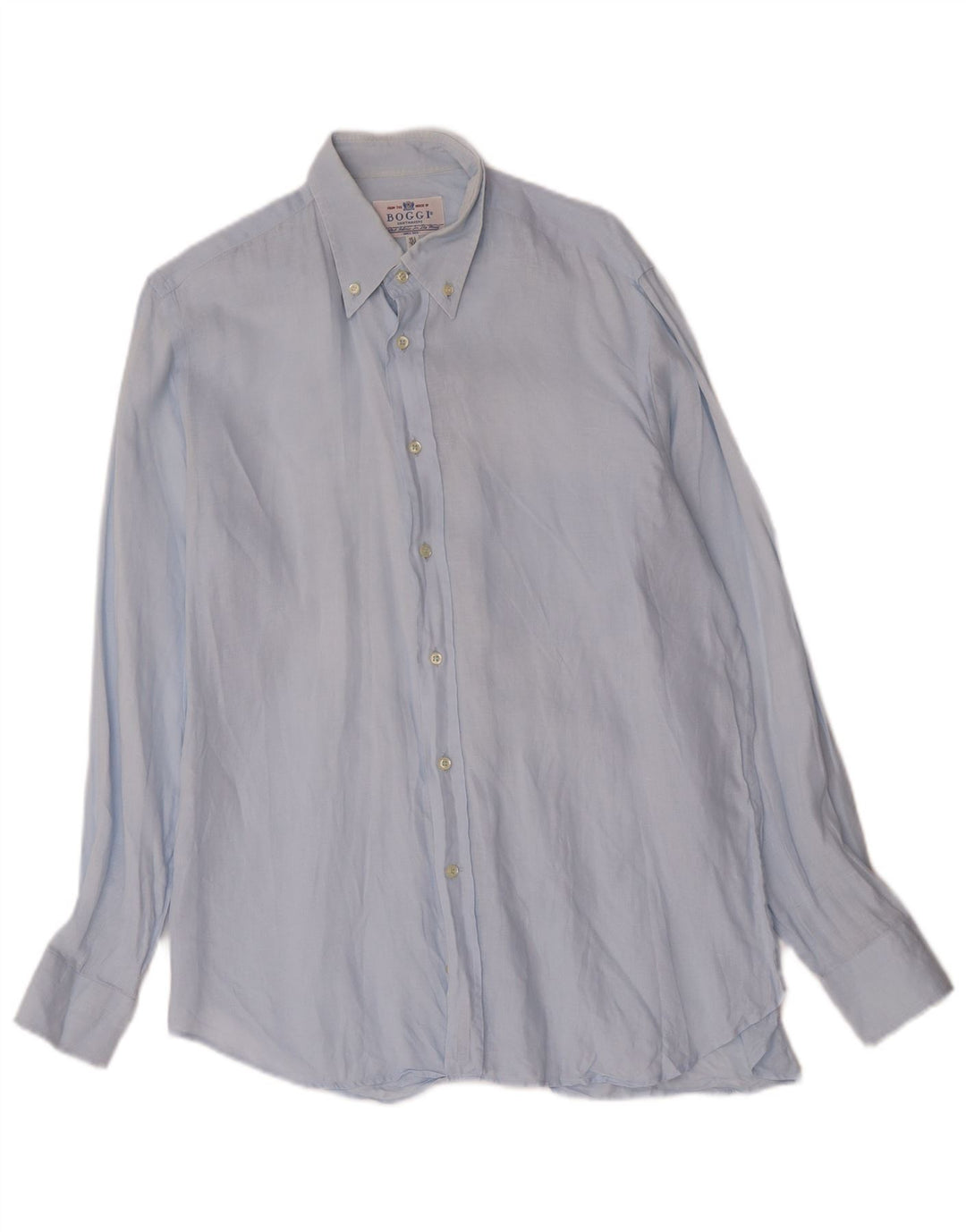 Camicia da uomo Boggi taglia 39 15 1/2 blu medio