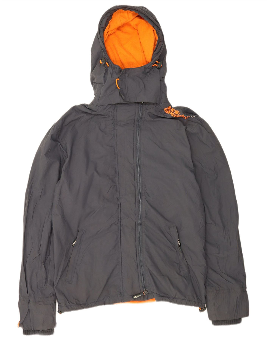 Giacca a vento da uomo Superdry The Windcheater Graphic UK 42 XL Grigia