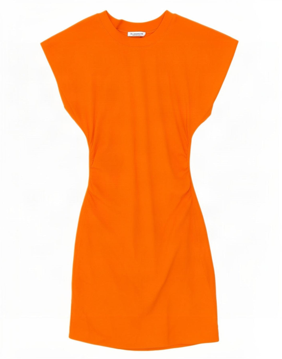 Abito tubino Zara da donna UK 8 piccolo in cotone arancione