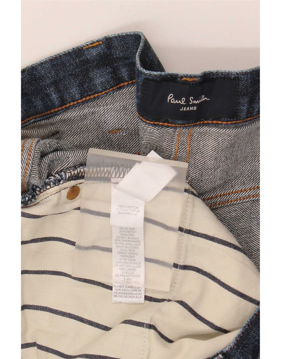 Jeans slim da uomo Paul Smith W36 L32 cotone blu