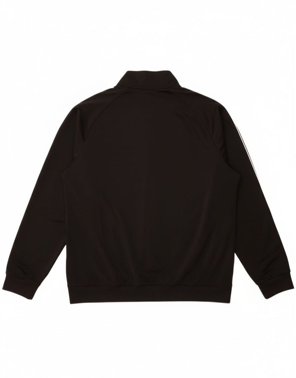 Giacca da ginnastica da uomo Adidas 2XL nera in poliestere