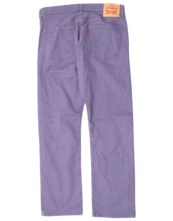 Levi's Uomo 514 Pantaloni casual dritti W36 L32 Cotone viola