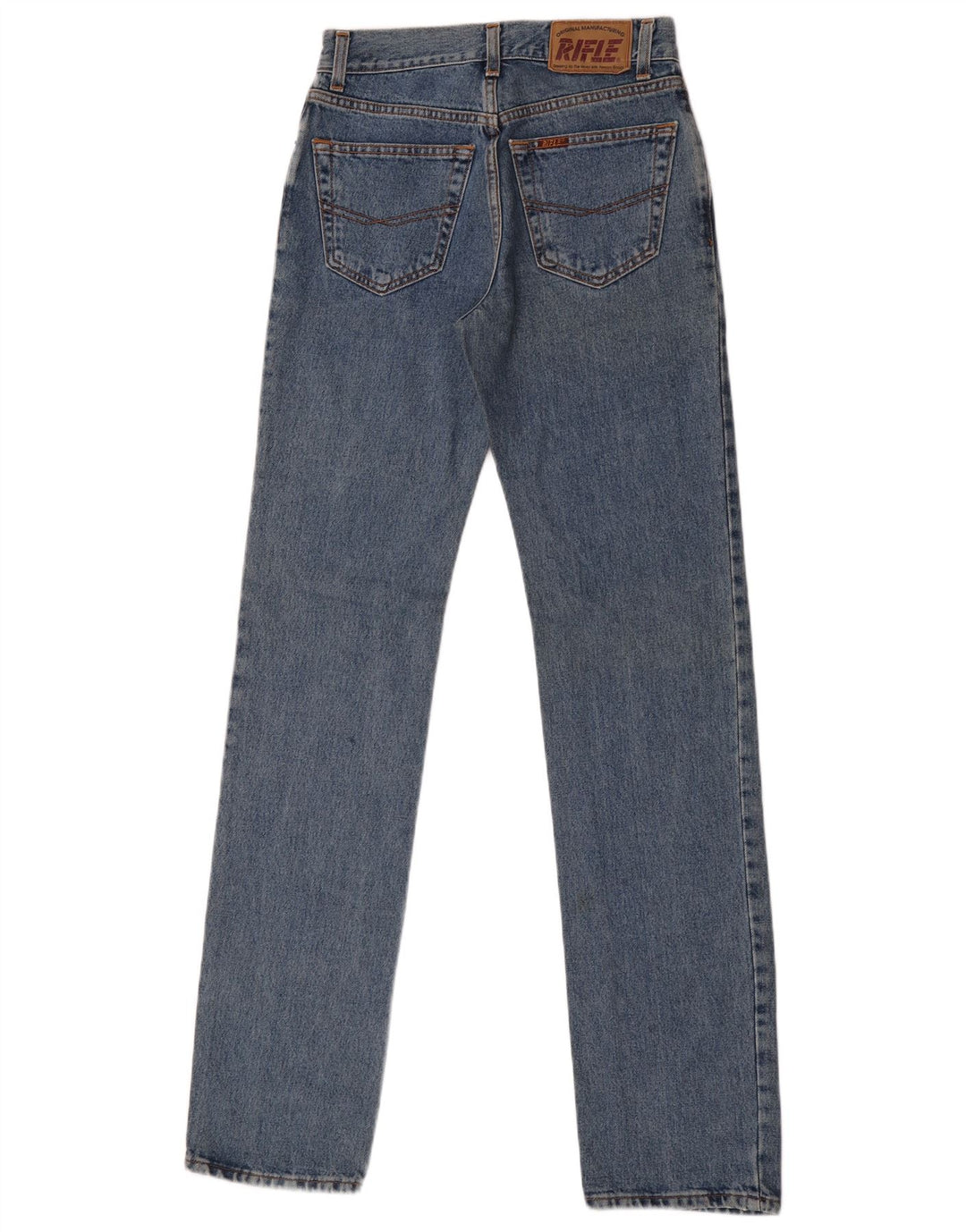 Jeans dritti da donna Rifle W28 L34 cotone blu