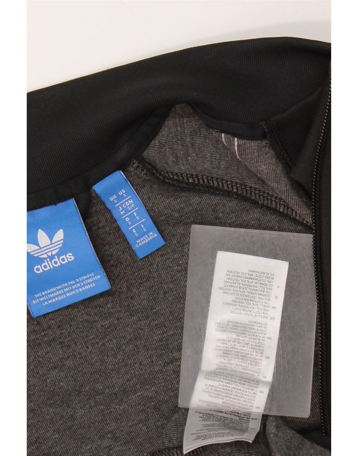 Giacca da ginnastica da uomo Adidas Small nera in poliestere