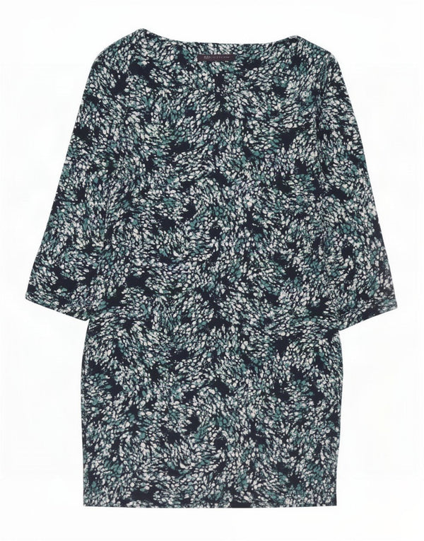 Abito basic da donna Marks & Spencer UK 12 medio blu navy maculato