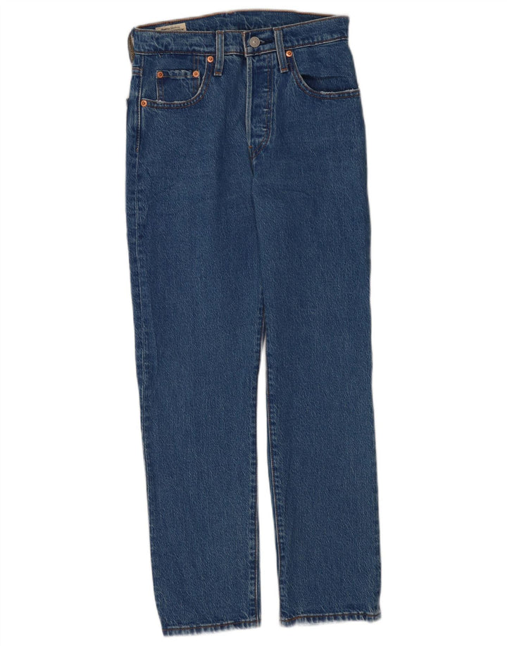 Jeans dritti Levi's 501 da donna W25 L26 cotone blu