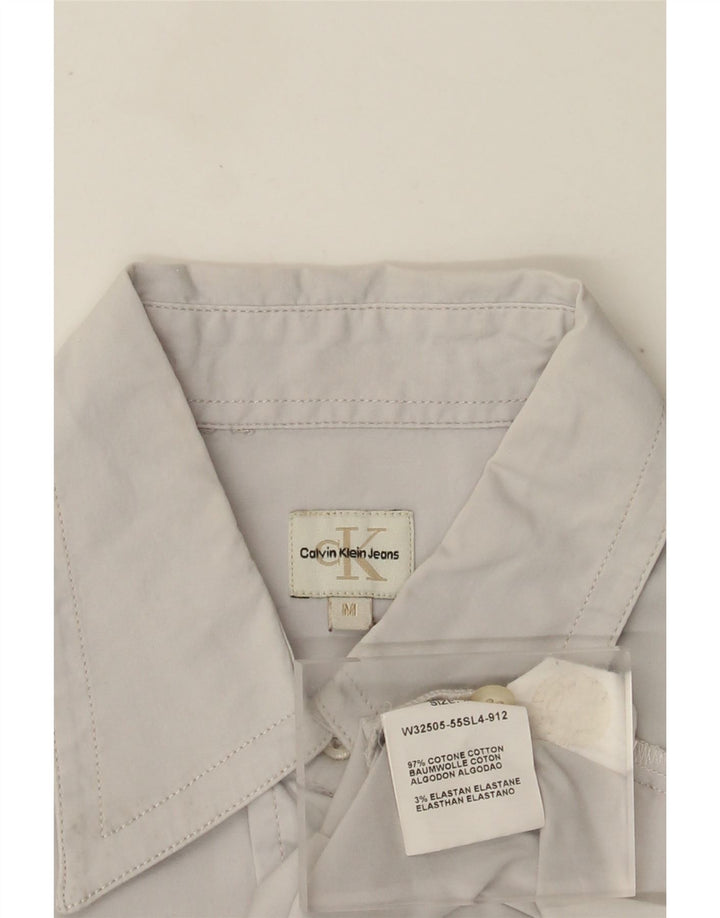 Camicia da donna Calvin Klein Jeans UK 12 Cotone grigio medio