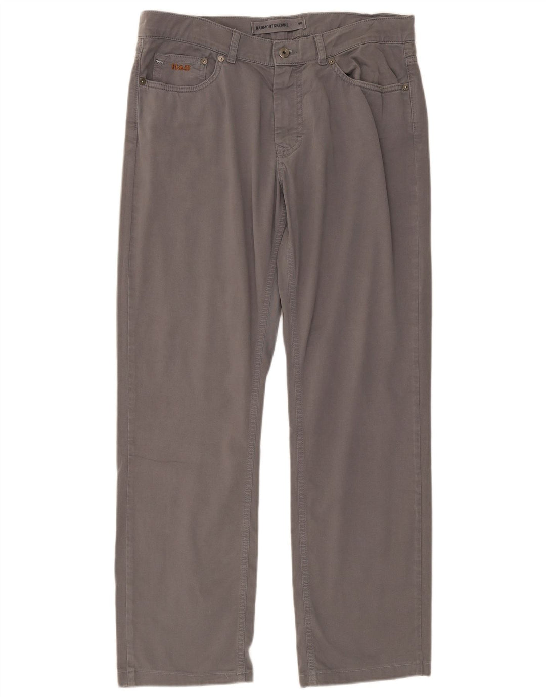 Pantaloni casual dritti da uomo Harmont & Blaine IT 48 Cotone grigio medio