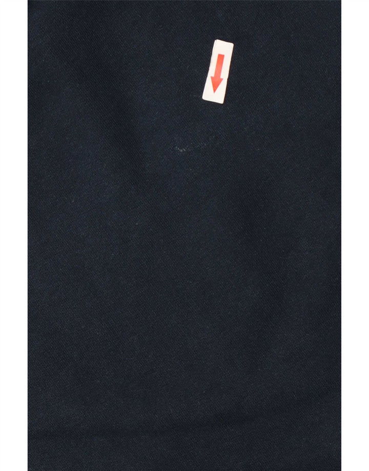 Felpa North Sails da uomo con zip e collo, maglione XL, cotone blu navy