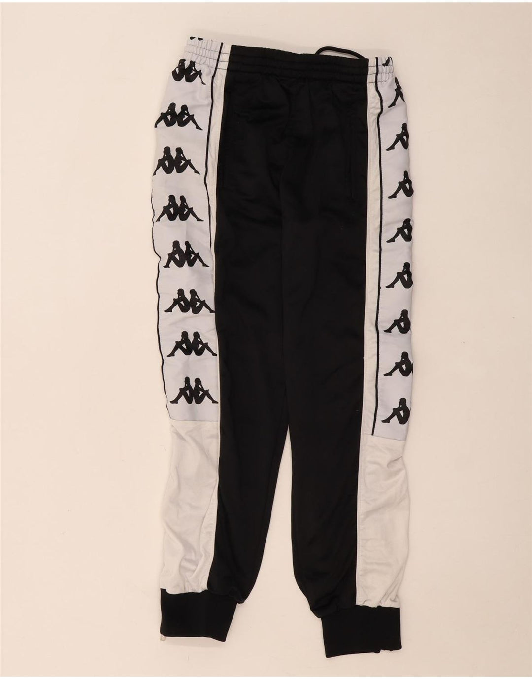 Pantaloni da tuta con grafica da uomo KAPPA Joggers Small Black Colourblock