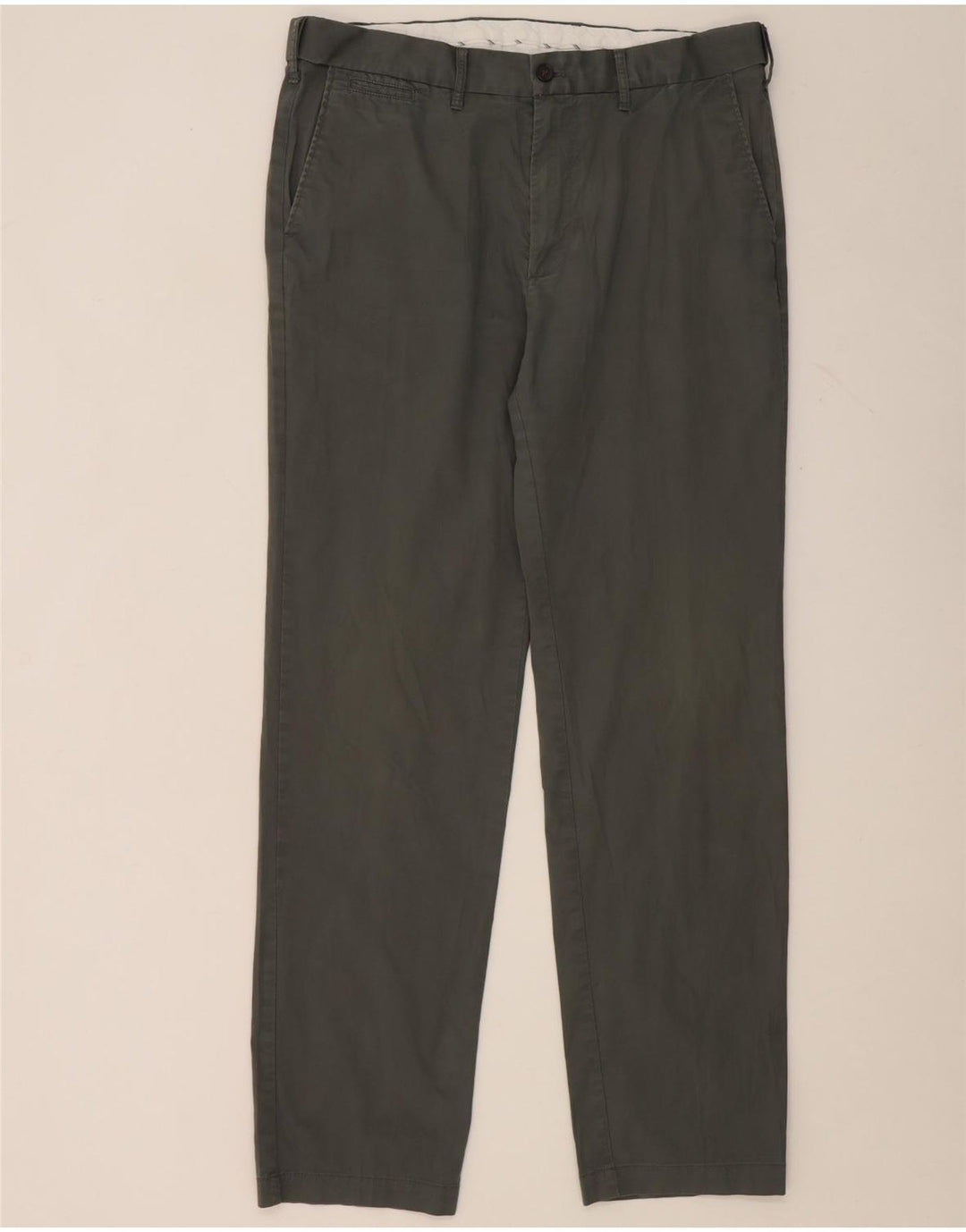 Pantaloni chino vestibilità regolare da donna Marks & Spencer W36 L33 cotone verde