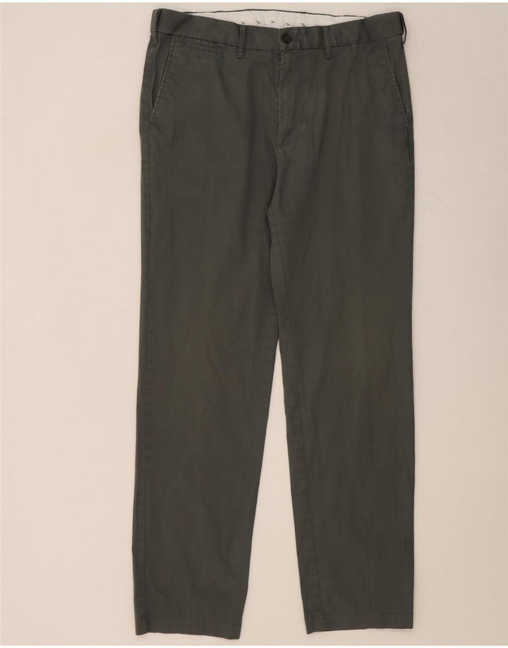 Pantaloni chino vestibilità regolare da donna Marks & Spencer W36 L33 cotone verde