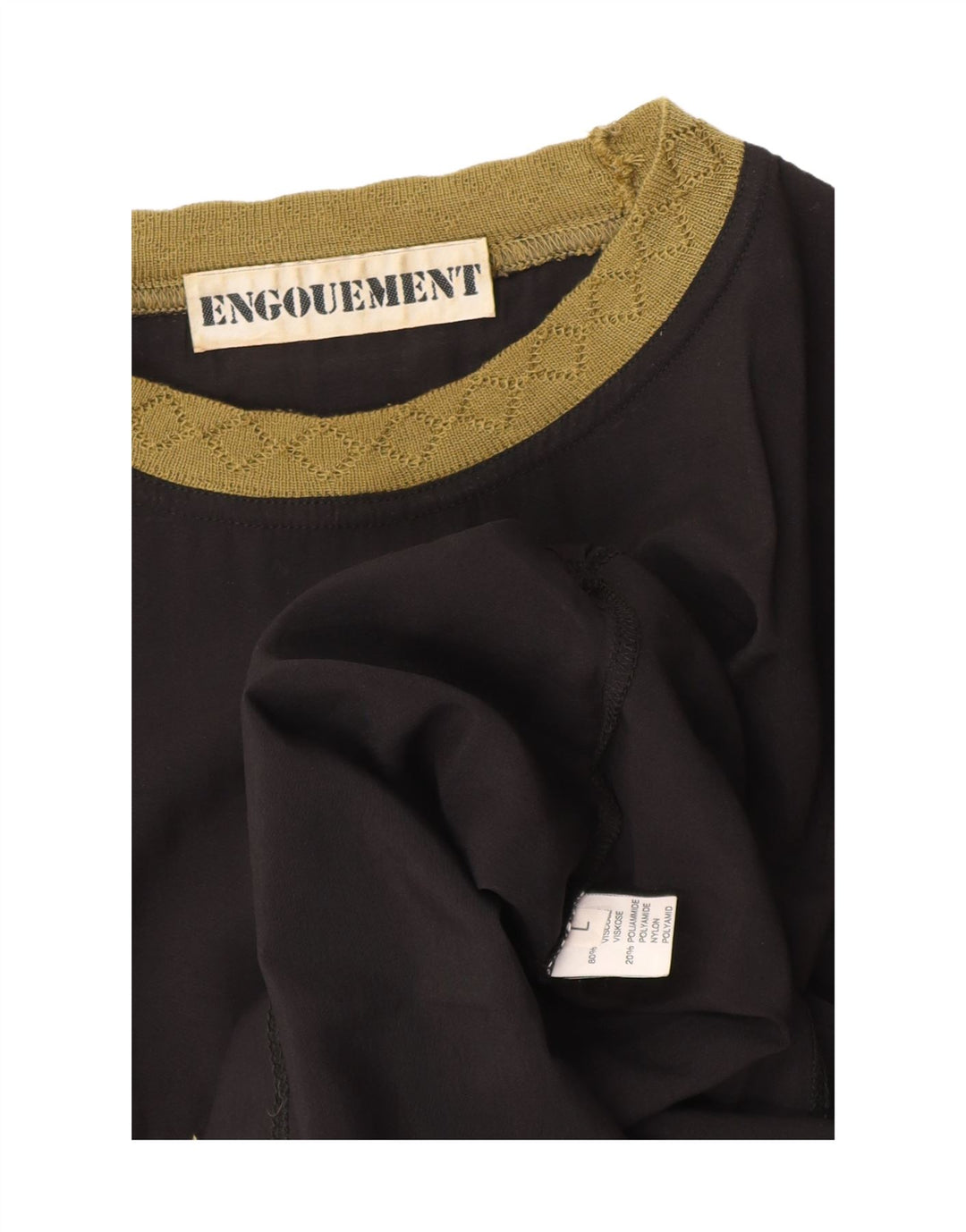 T-shirt grafica da uomo vintage top grande in viscosa nera