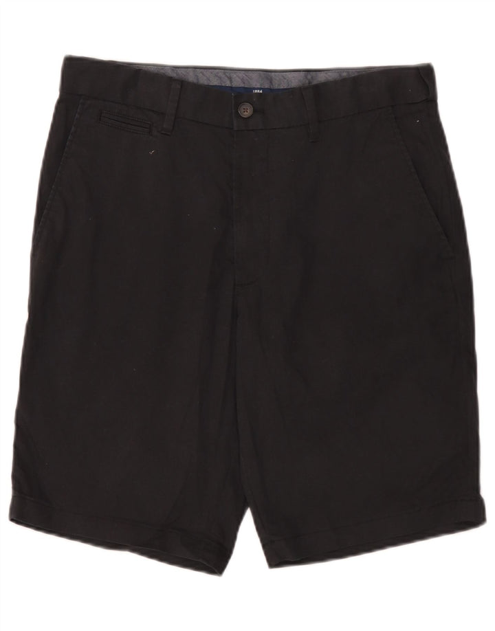 Pantaloncini chino da uomo Marks & Spencer W30 cotone nero medio