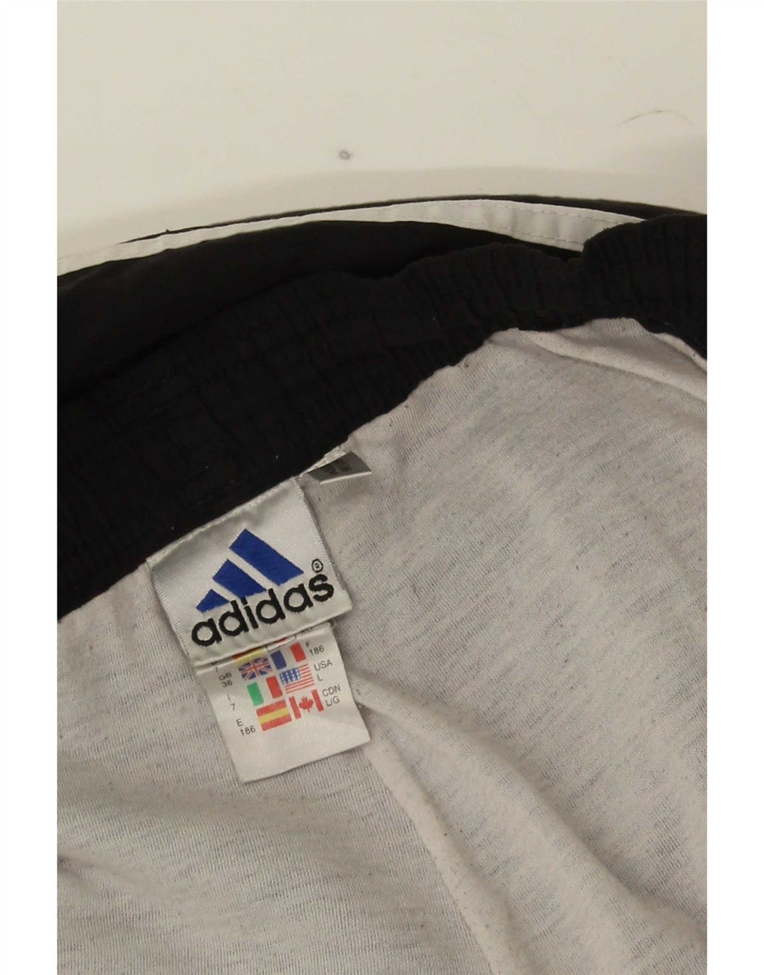 Pantaloni da tuta da uomo Adidas Joggers grandi neri in poliestere
