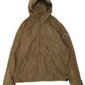 Giacca anorak grafica da uomo con cappuccio Adidas UK 38 Medium Khaki Spotted