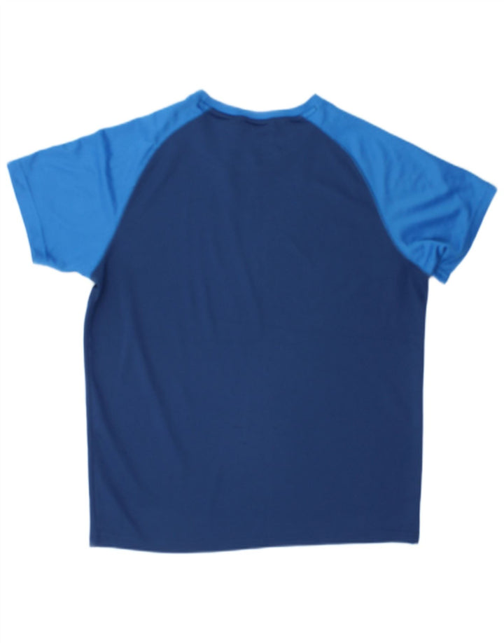 MOUNTAIN WAREHOUSE T-shirt IsoCool da uomo Top blu medio color block