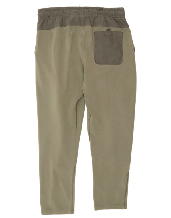 Pantaloni da tuta da uomo Nike Large in cotone color block verde