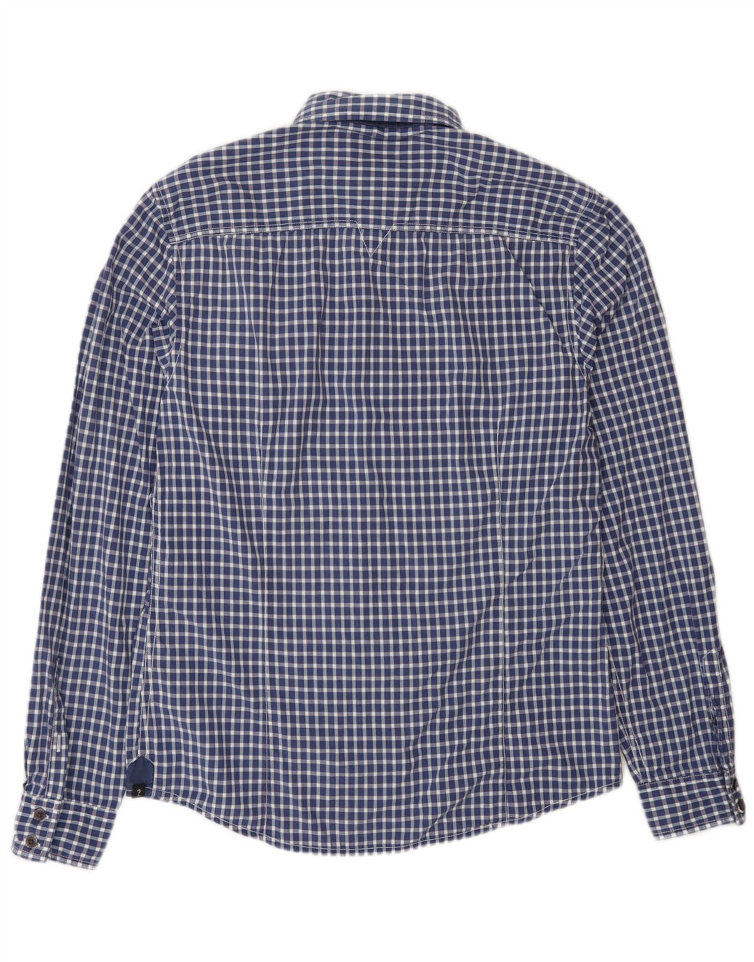 Camicia Guess da uomo slim fit a quadretti blu medio