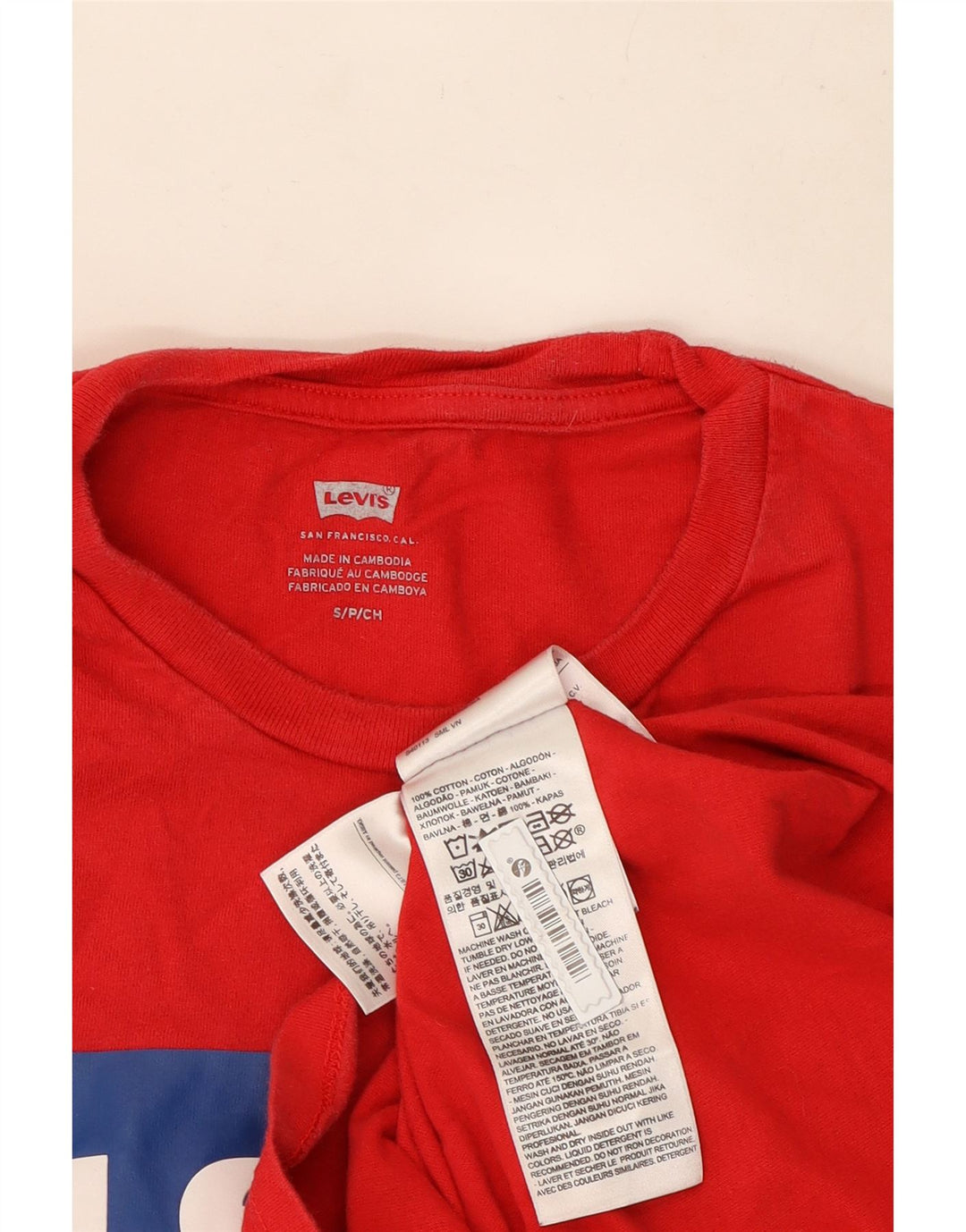 T-shirt grafica da uomo Levi's Top piccola rossa