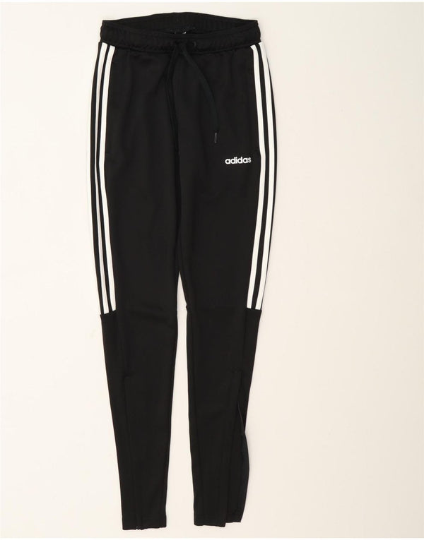 Pantaloni da tuta Adidas Climalite da donna UK 8/10 Small Poliestere nero