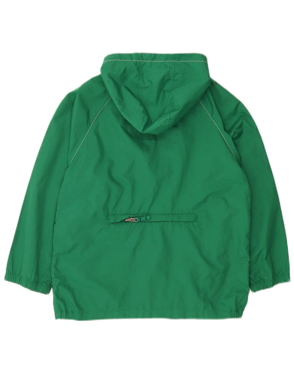 Giacca antipioggia con cappuccio da bambino Gap 10-11 anni Large Verde Poliestere