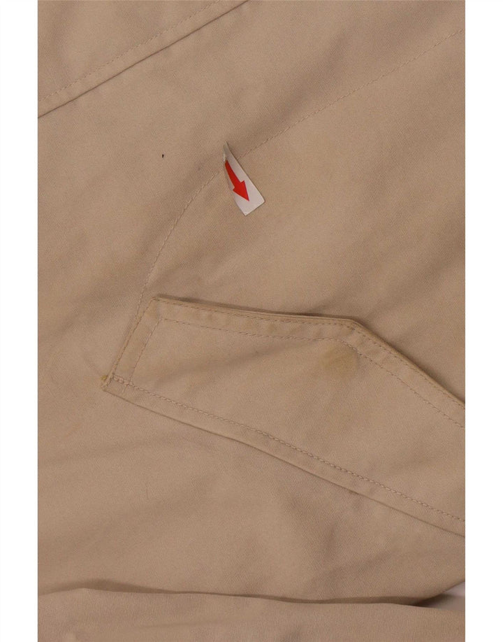 Giacca antipioggia con cappuccio da donna Joules UK 12 Cotone beige medio