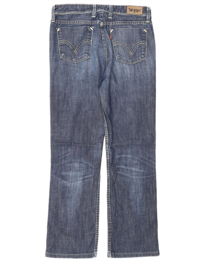 Jeans dritti 627 da donna Levi's W29 L28 cotone blu navy