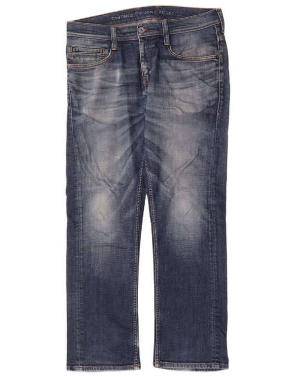 Jeans dritti da uomo Mustang W32 L30 cotone blu