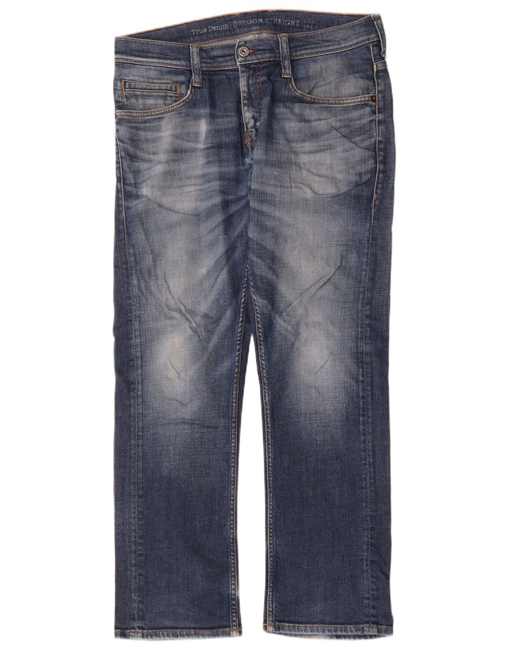 Jeans dritti da uomo Mustang W32 L30 cotone blu