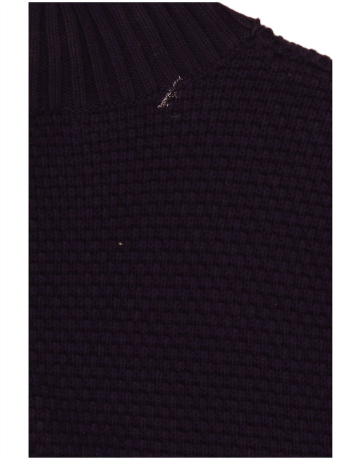 CHAPS Maglione cardigan con maniche a 3/4 da donna UK 12 Viola medio