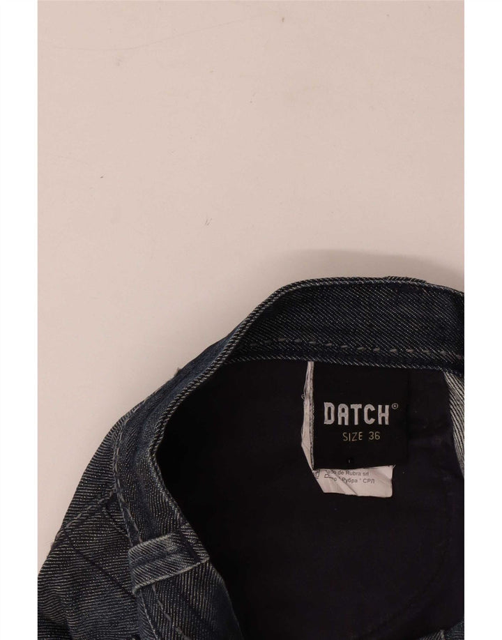 Jeans dritti da uomo Datch W36 L30 in cotone blu navy