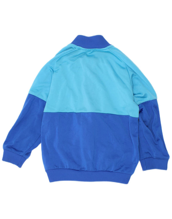 Giacca da ginnastica grafica da ragazzo Adidas 2-3 anni Blu Colourblock