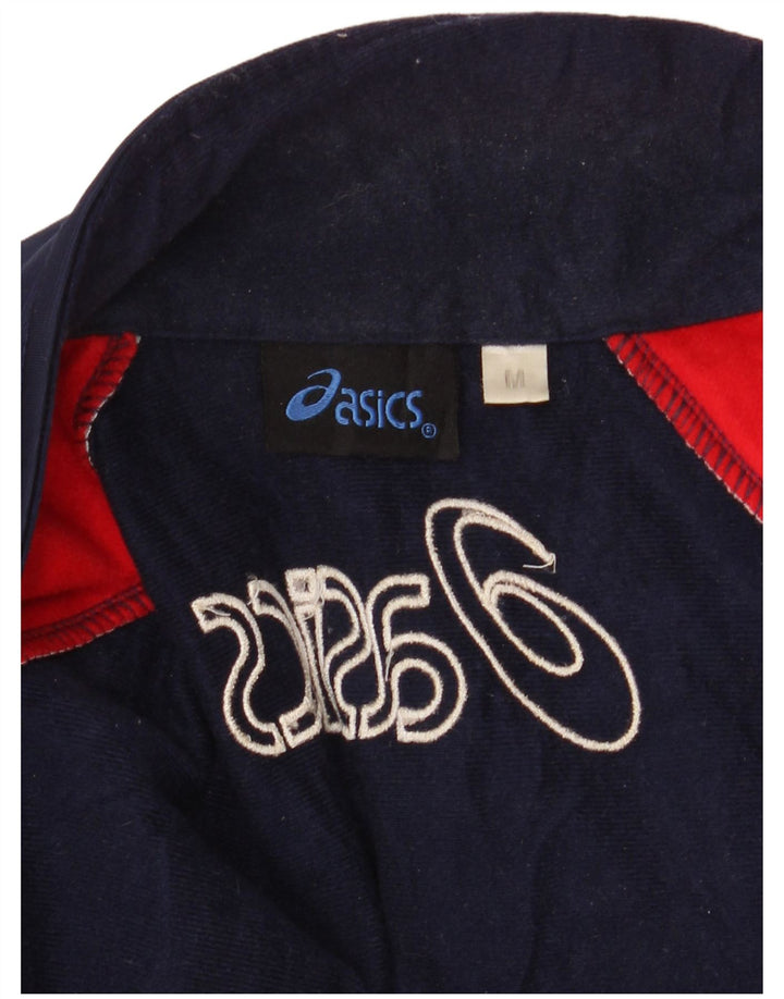 Giacca da tuta grafica ASICS da uomo, colore blu navy medio