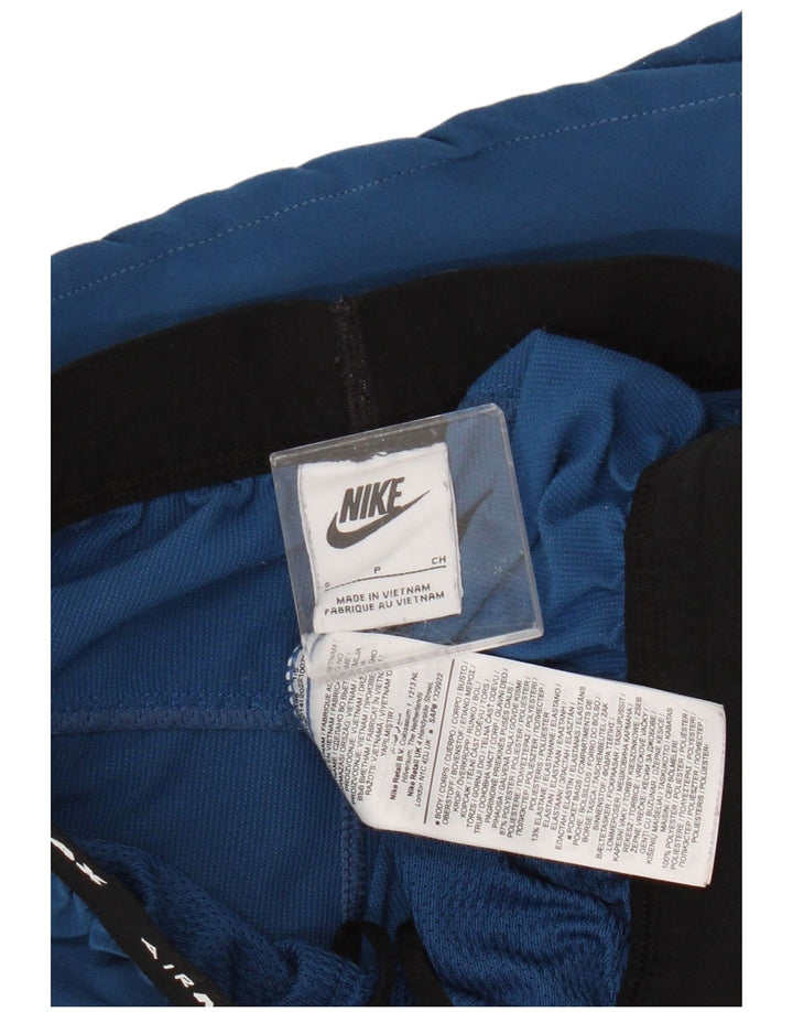 Pantaloncini sportivi Nike Air Max Graphic da uomo, piccoli, in poliestere color block blu