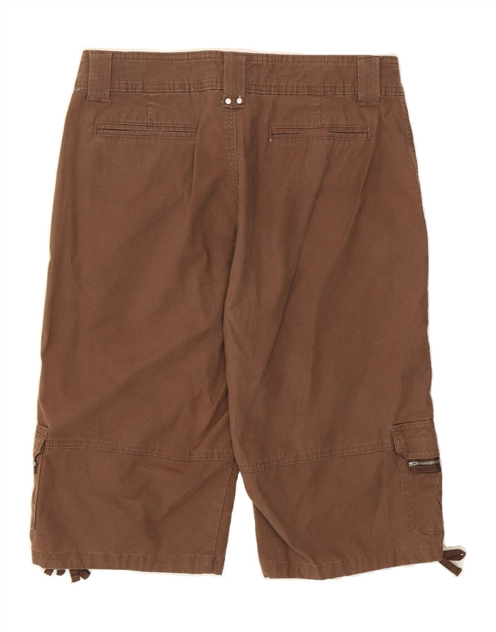 LEE Womens Cargo Shorts US 12 Large W34  Brown Cotton Vintage Lee and Second-Hand Lee from Messina Hembry 