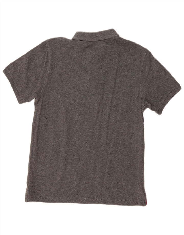 JOULES Polo da uomo vestibilità classica piccola in cotone grigio