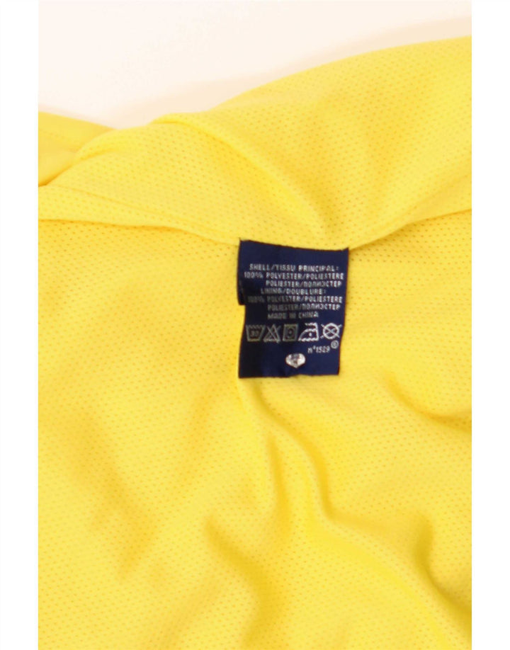 Polo Ralph Lauren Camicia pullover a maniche corte da uomo XL Poliestere giallo