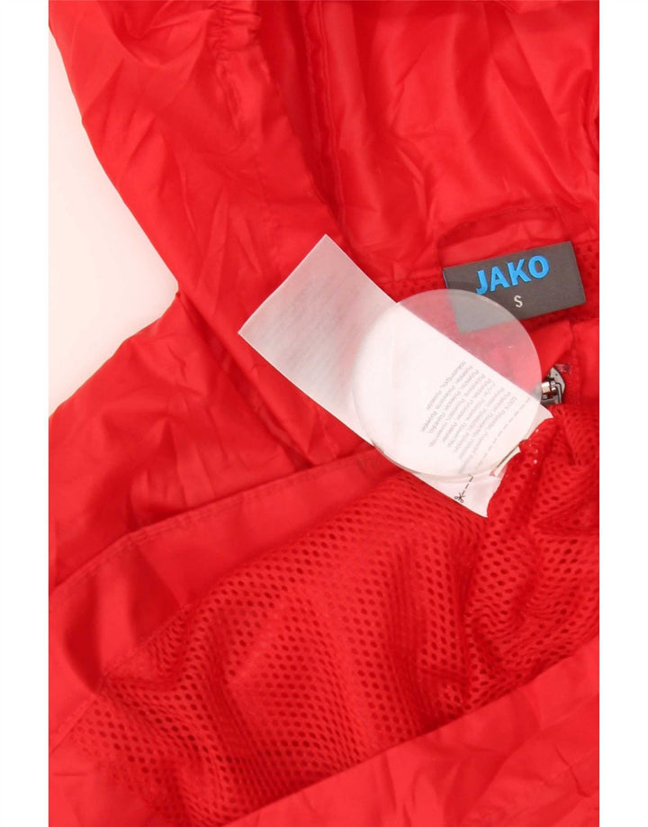 Jako Giacca antipioggia da uomo con cappuccio grafico UK 36 Small Poliestere rosso