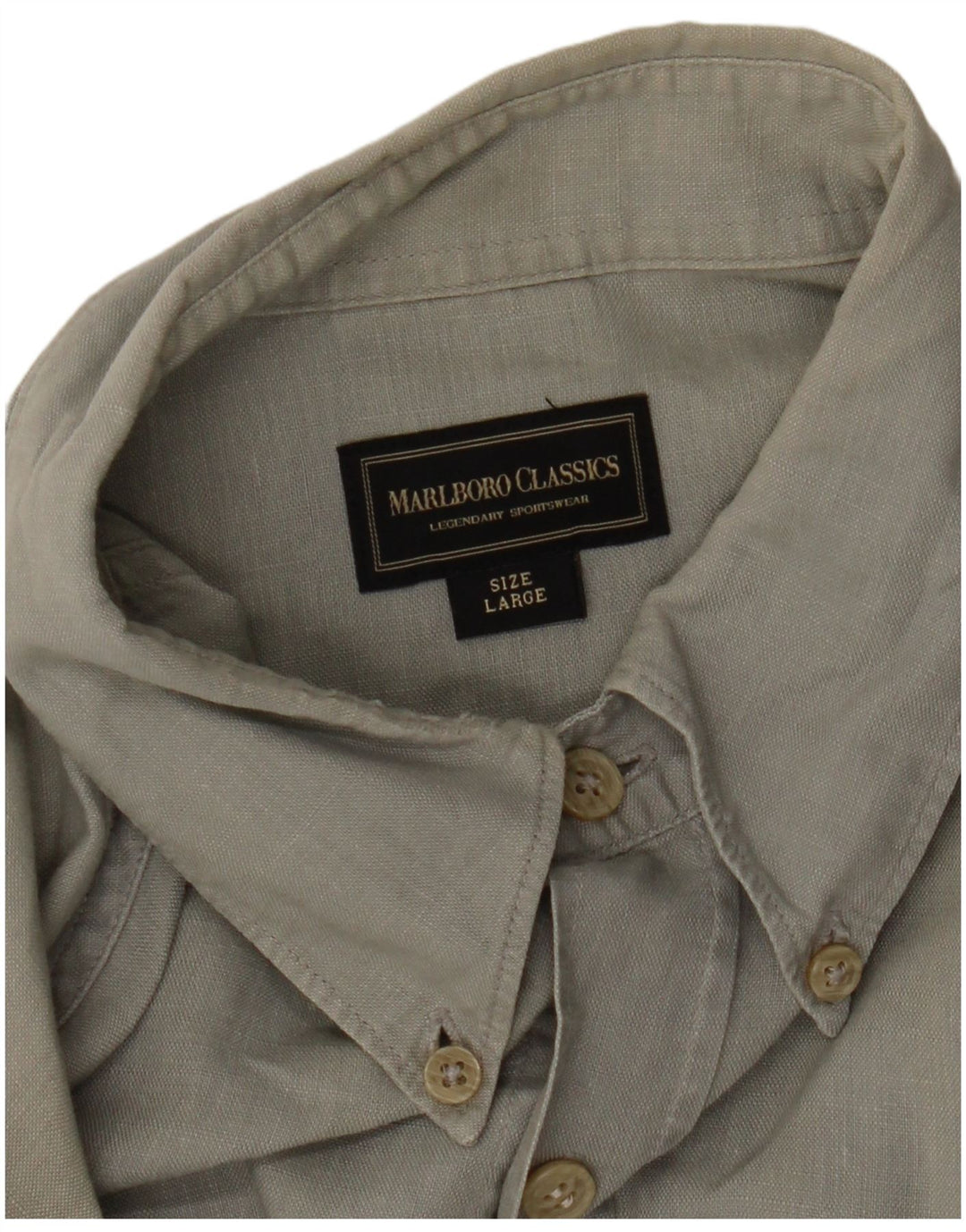 MARLBORO CLASSICS Camicia da uomo grande grigia