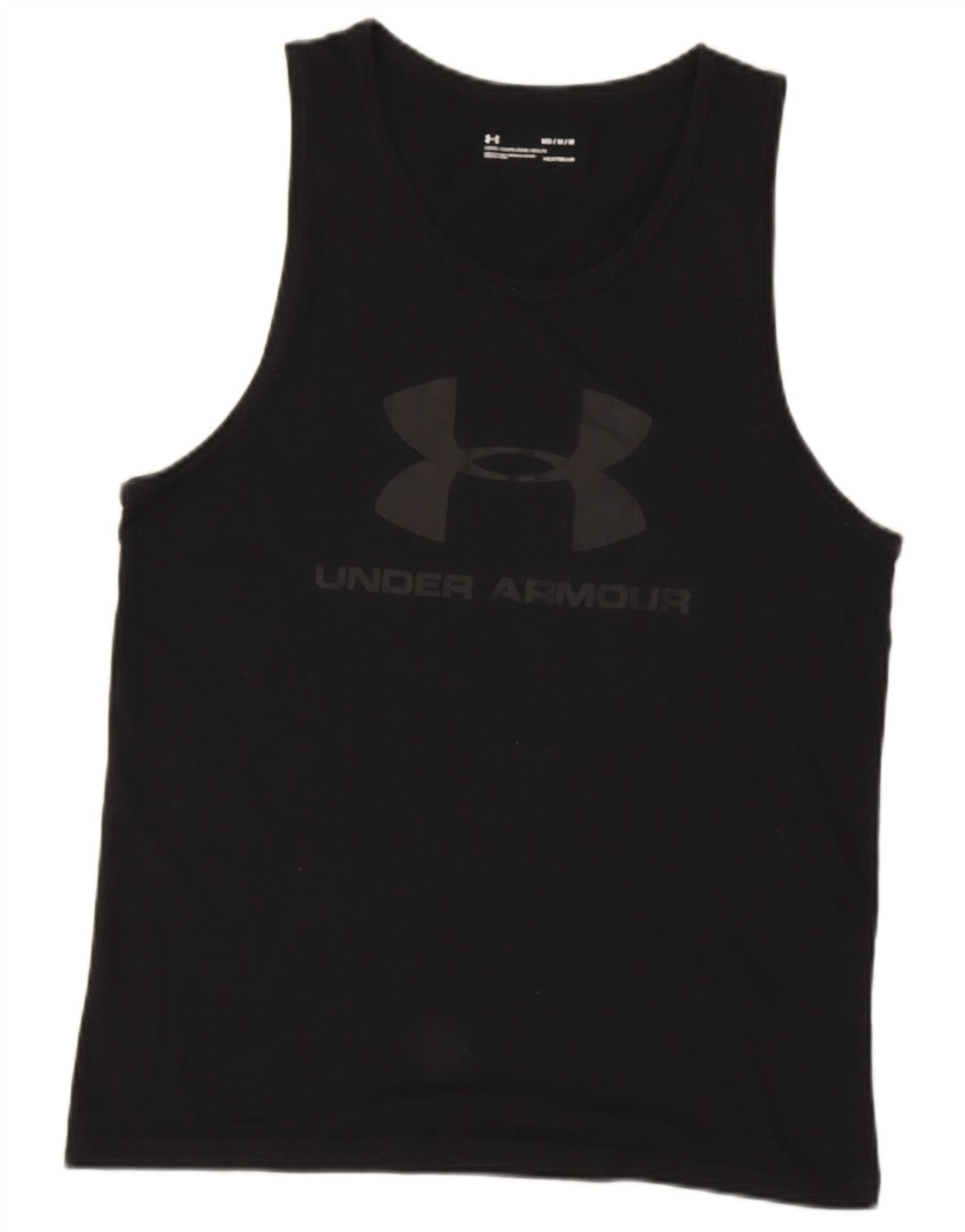 UNDER ARMOUR Canotta grafica da uomo Heat Gear, cotone nero medio