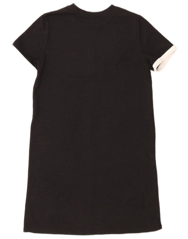 Zara Womens Trafaluc T-Shirt Dress UK 10 Small Black Colourblock