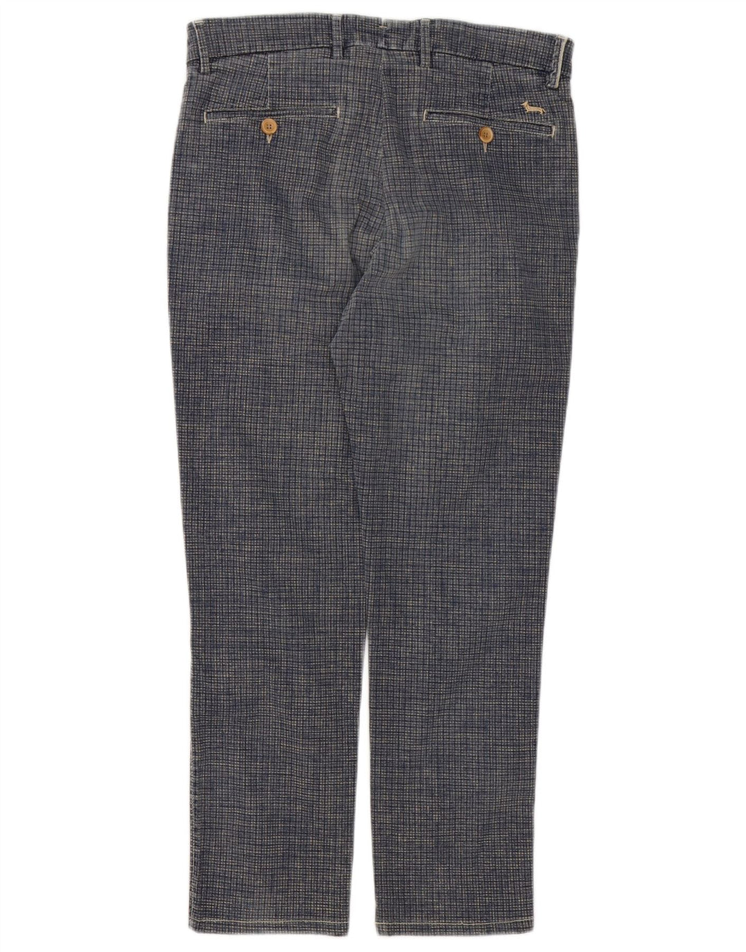 Pantaloni chino da uomo Harmont & Blaine IT 46 piccoli W32 L27 pied de poule blu