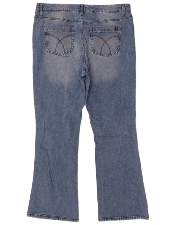 Crew Clothing Jeans Bootcut da donna UK 16 Large W36 L31 Cotone blu