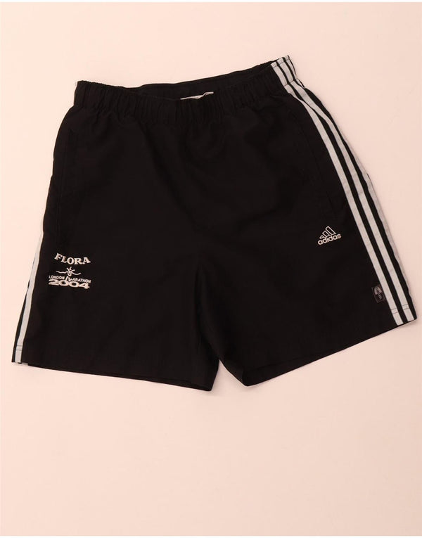 Pantaloncini sportivi Adidas Climacool Graphic da uomo piccoli in poliestere nero