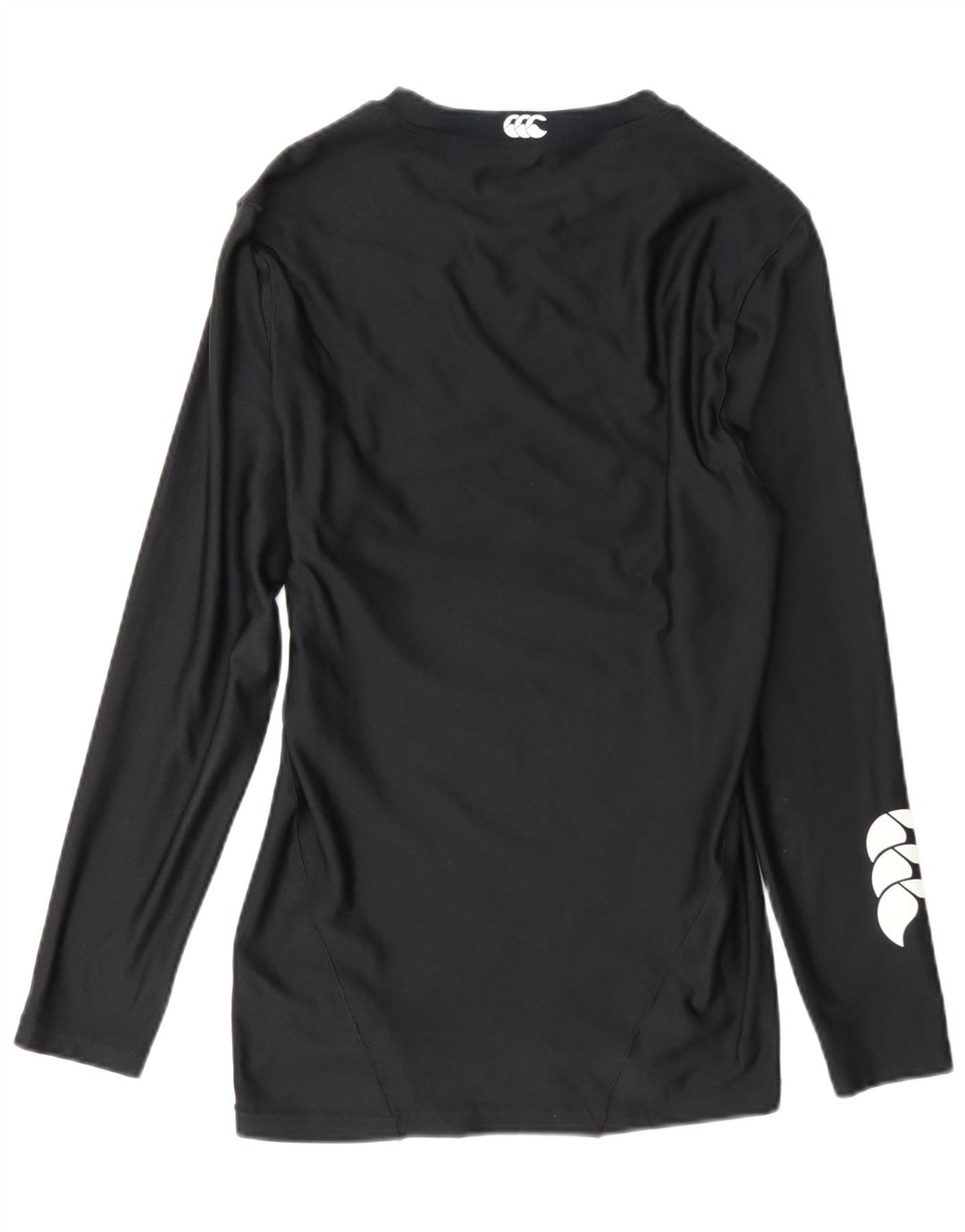 Top grafico da donna a maniche lunghe Canterbury UK 18 XL poliestere nero