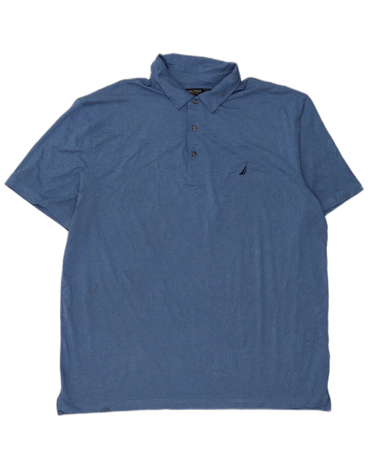 Polo da uomo Nautica 2XL blu poliestere